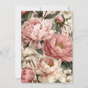 Invitation Peony Blush   Soft Pastels
