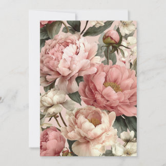Invitation Peony Blush | Soft Pastels