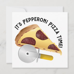 Invitation Pepperoni Pizza