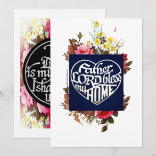 Invitation Père LORD bénisse ma maison