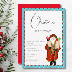 Invitation Père Noël Apporte Noël Liquor