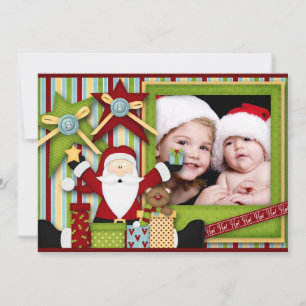Invitation Père Noël Baby