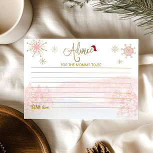 Invitation Père Noël Baby Christmas Baby shower Conseils Cart