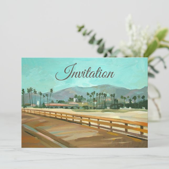 Invitation Père Noël Barbara, CA - Stearns Wharf (Debout devant)