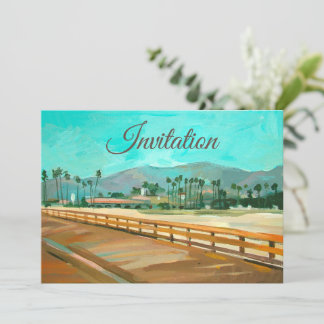 Invitation Père Noël Barbara, CA - Stearns Wharf