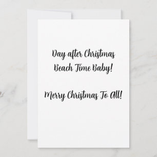 Invitation Père Noël et ses Ray-Bans - Mariez Noël !