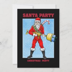 Invitation Père Noël Joyeux Noël Partie 2