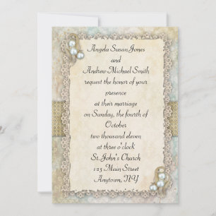 Invitation Perles de Shabby