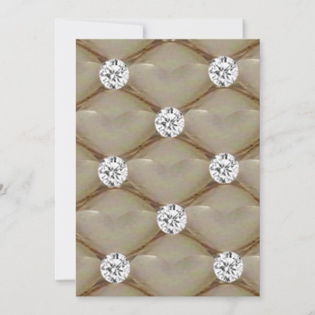 Invitation Perles et diamants (Devant)