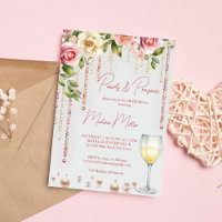 Perles et la douche de mariée de prospect élégant