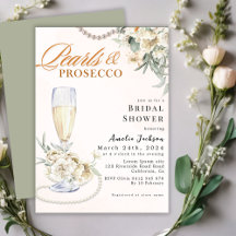 Perles modernes et la douche nuptiale florale de p