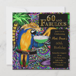 Invitation Perroquets de fête