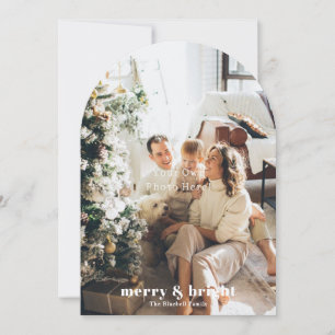 Invitation Personalise Your Own Photo et Text Christmas Card