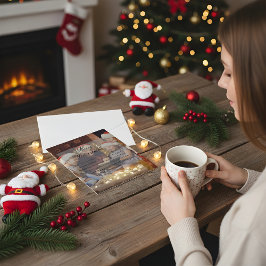 Invitation Personalized Photo Christmas Greeting Card