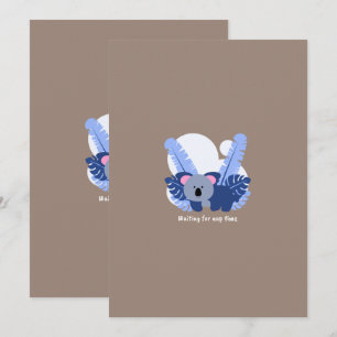 Invitation Personnage adorable Animal Character Koala Art