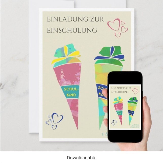 Invitation personnalisable (Créateur téléchargé)