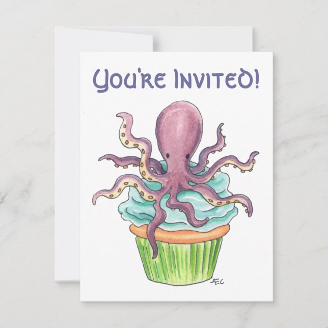 Invitation personnalisable d'anniversaire de petit (Devant)