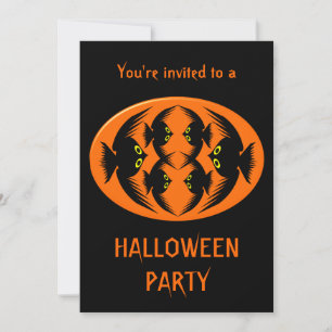 Invitation personnalisable de la partie Halloween
