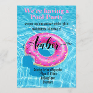 Invitation personnalisable douce superbe