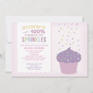 Invitation personnalisable pour la Baby Sprinkle C