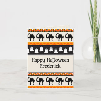Invitation personnalisable pour la fête d'Hallowee