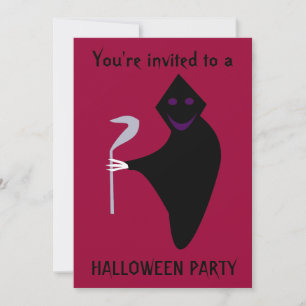 Invitation personnalisable pour une soirée Hallowe