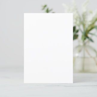 Invitation Personnalisé 8,9 cm x 12,7 cm Semi-Brilant | Haute