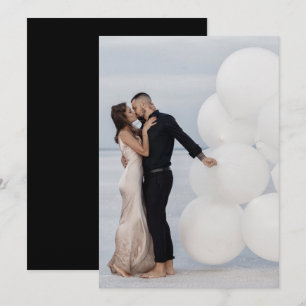 Invitation Personnalisé Ajouter Propre Photo Image Mariage En