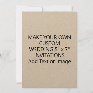 Invitation Personnalisé Ajouter une image texte Moderne 5x7 M