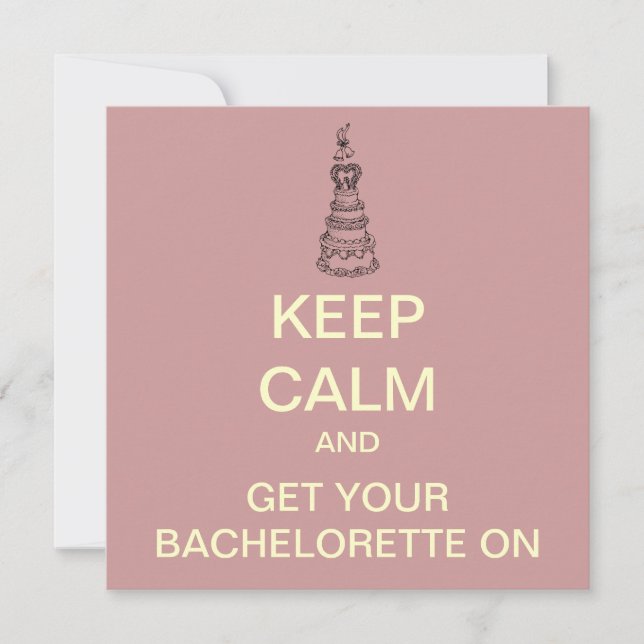 Invitation personnalisé de la partie Bachelorette  (Devant)