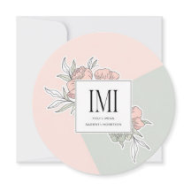 Personnalisé Élégant Rustique Moderne Mariage Invi