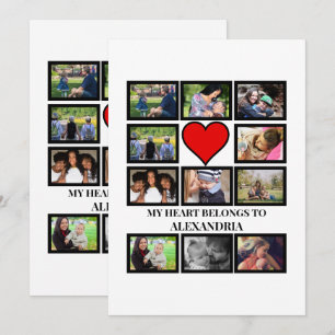 Invitation Personnalisé Funny Valentines coeur de jour 11 pho