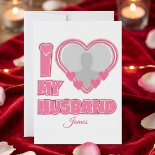 Invitation Personnalisé J'aime mon mari – Ajouter une photo e