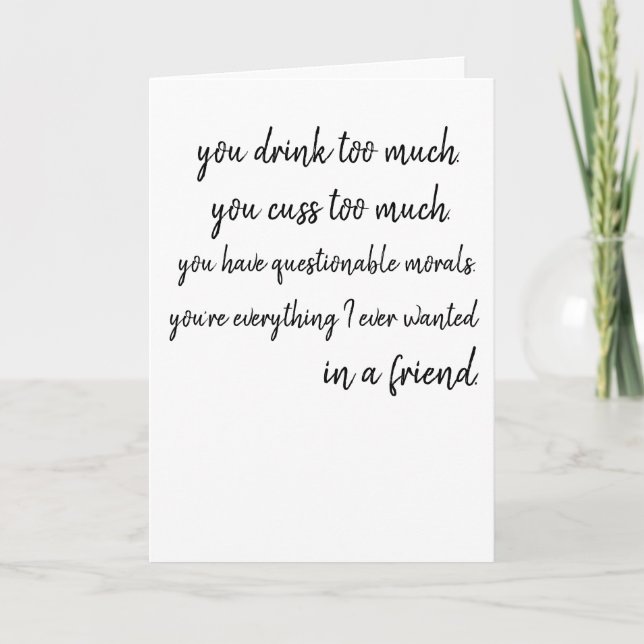 Invitation Personnalisé serez-vous mon invité de mariage de d (Devant)