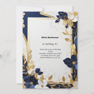 Invitation personnalisée 30e anniversaire