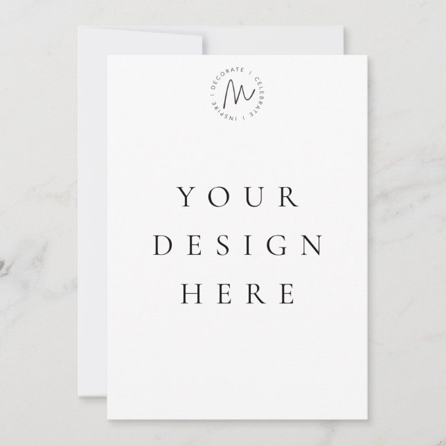 Invitation personnalisée 5x7 (Devant)