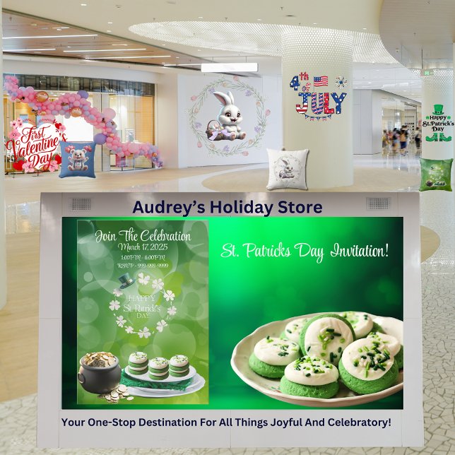 Invitation personnalisée à la fête de la Saint Pat (Créateur téléchargé)