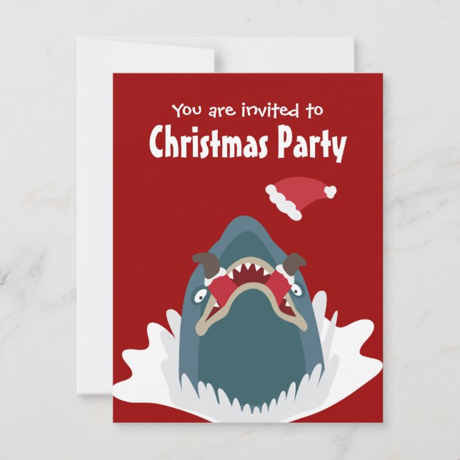 Invitation personnalisée à la fête de Noël Père No (Devant)