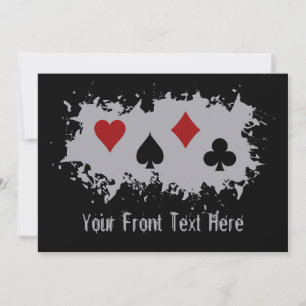 Invitation personnalisée Card Splash