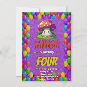 Invitation personnalisée d'anniversaire Gardien Ch