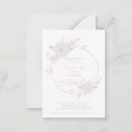 Invitation personnalisée de confirmation