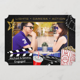 Invitation personnalisée de star de cinéma