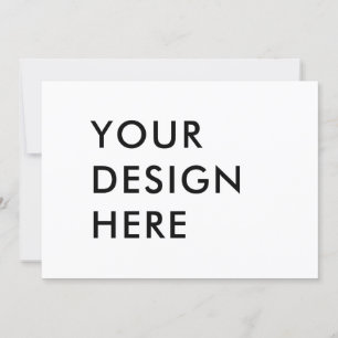 invitation personnalisée d'impression 7x5