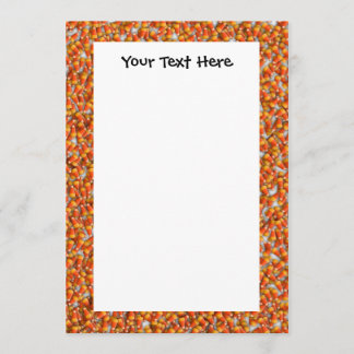 Invitation personnalisée KRW Candy Corn 5x7