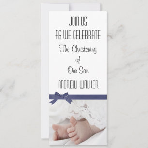 Invitation personnalisée pour bébé garçon