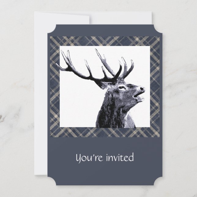 Invitation personnalisée pour enterrement de vie d (Devant)