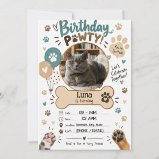 Invitation personnalisée pour l'anniversaire de ch
