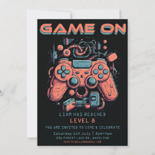 Invitation personnalisée pour l'anniversaire des e