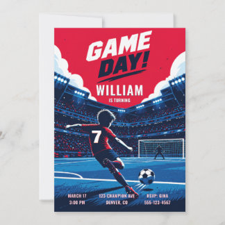 Invitation personnalisée pour l'anniversaire d'un 