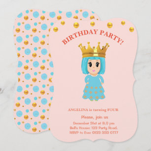Invitation personnalisée pour l'anniversaire d'une